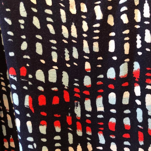 Navy, Red, White Belted Maxi Dress - Picture 5 of 12